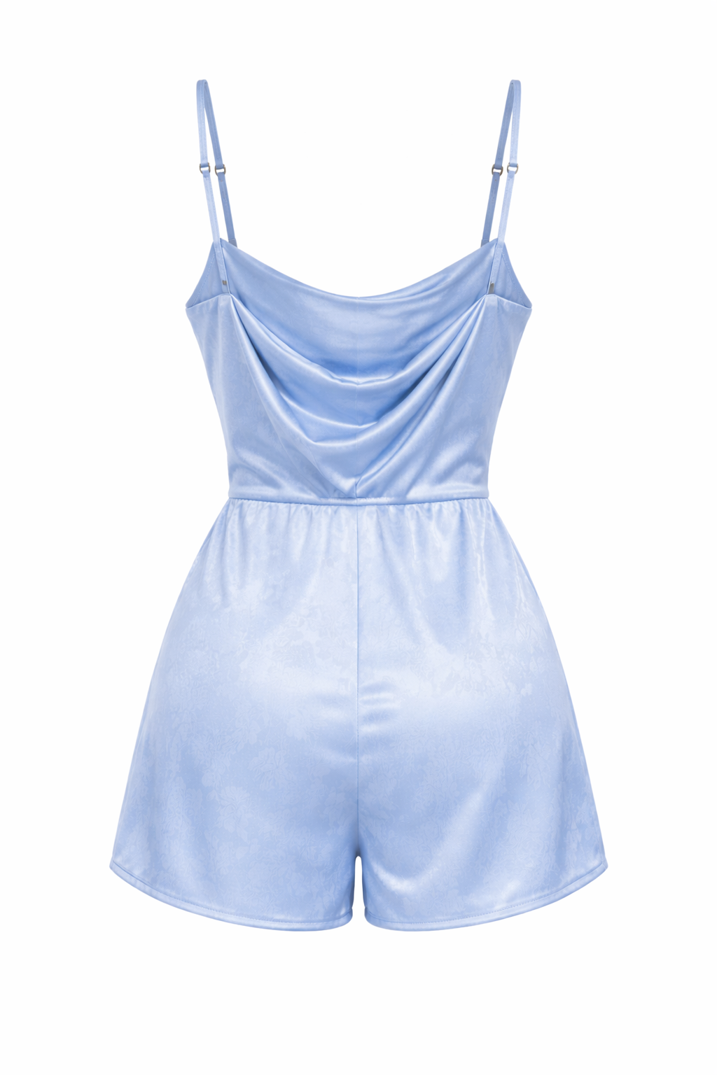 Brutality London Satin One-Piece Sleepwear Sky Blue