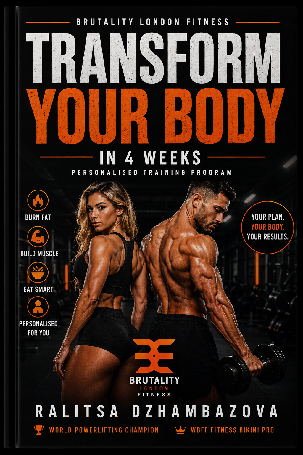 Transform Your Body in 4 Weeks E-BOOK – Personalised Training Program