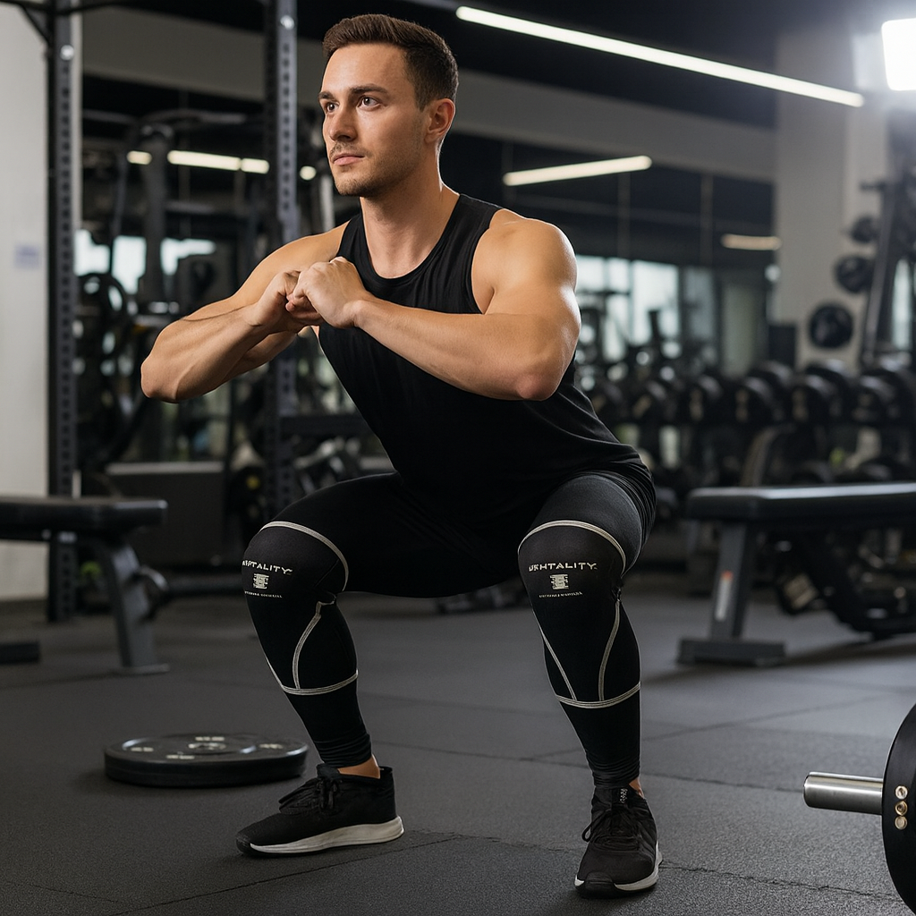 Knee Stability Sleeves by Brutality London – For Lifting & Training