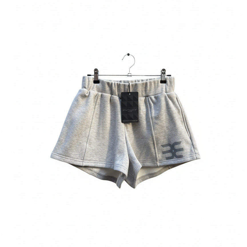 Brutality™ Luxe Soft-Fit Training Shorts – Light Grey
