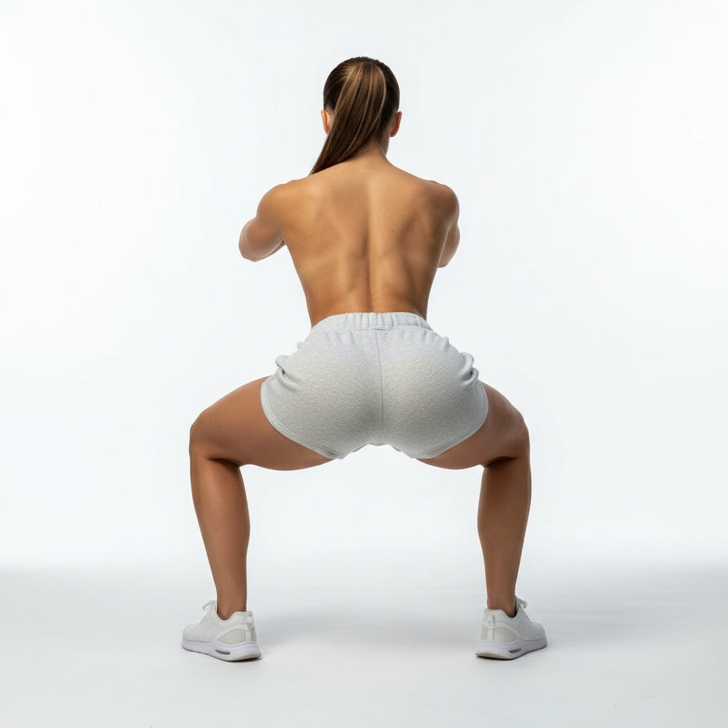 Brutality™ Luxe Soft-Fit Training Shorts – Light Grey