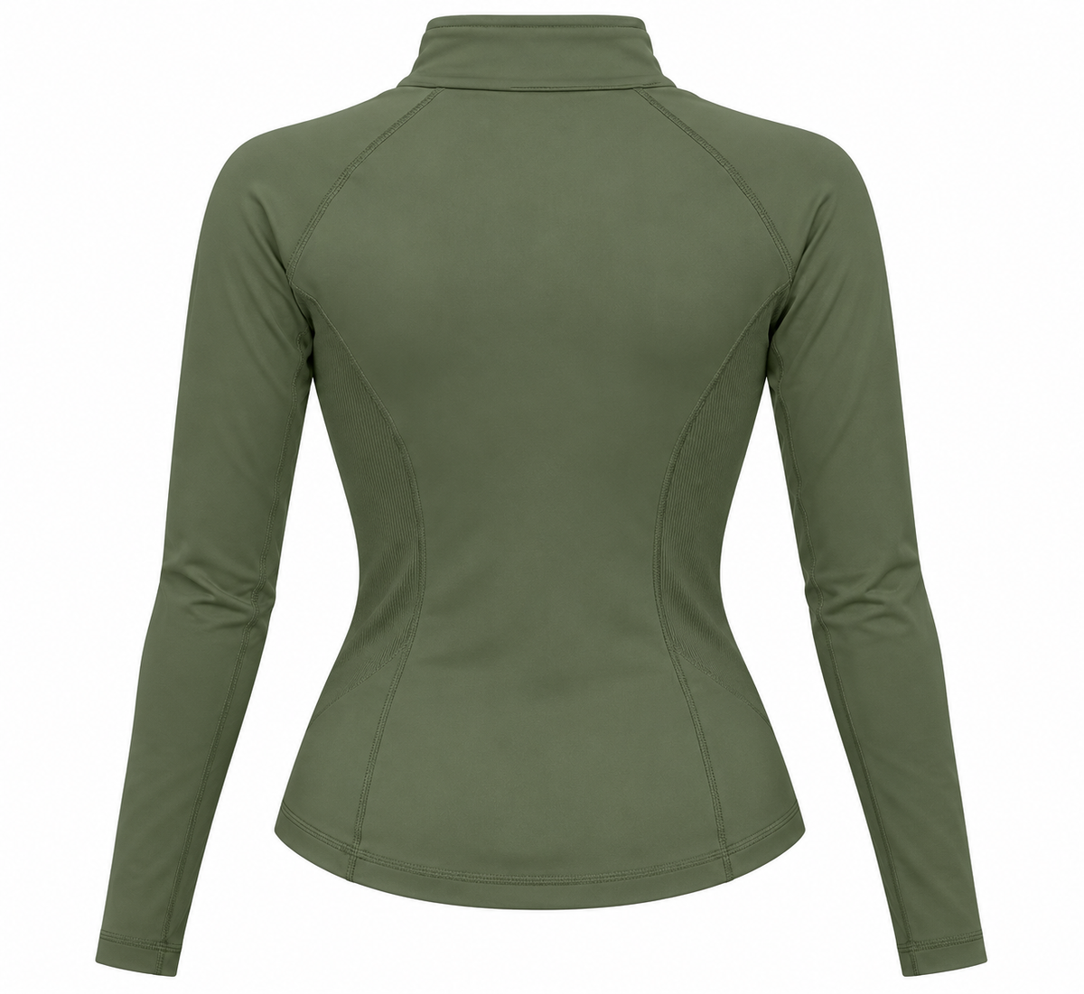 Brutality London Sculpt Zip Jacket - Olive Green