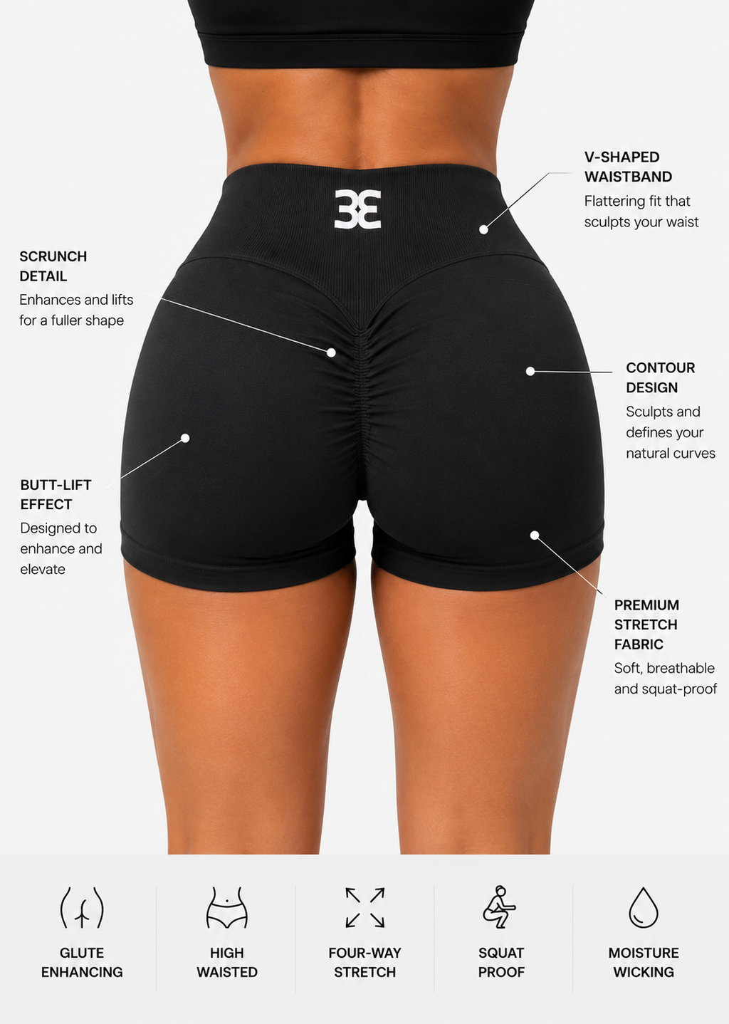 Brutality London Crunch Shorts