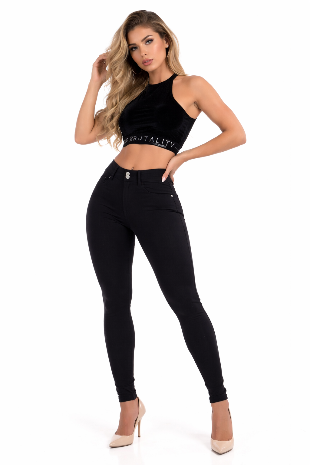 SculptFit Stretch Jeans – Black