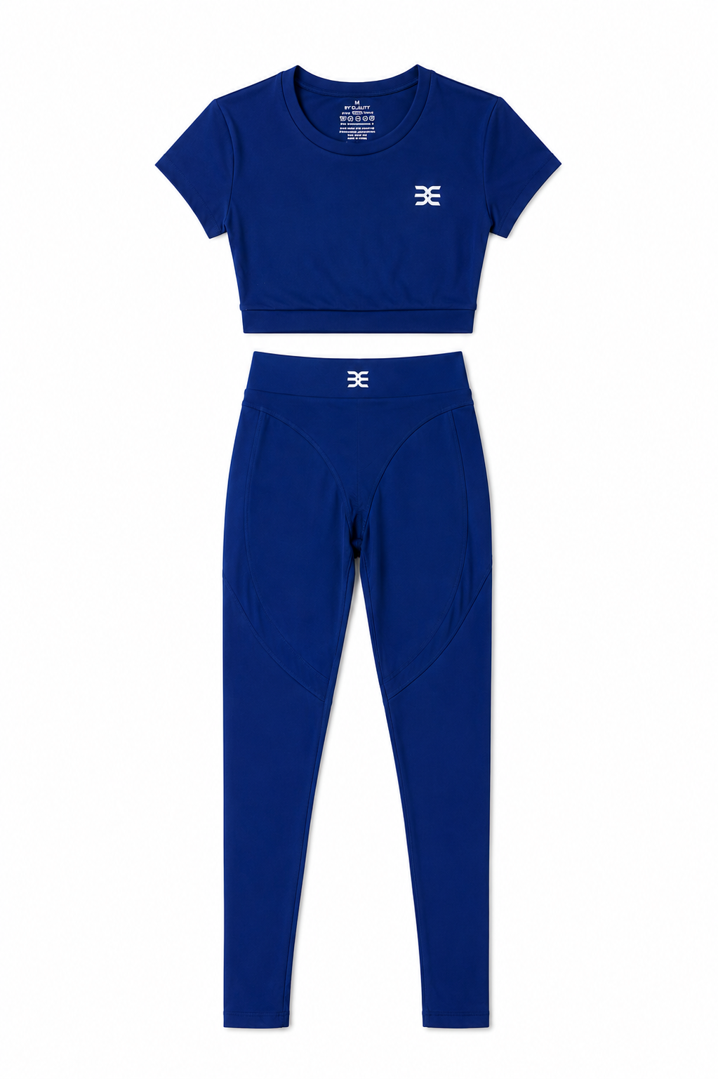 Brutality London Sculpt Crop Top – Cobalt Blue