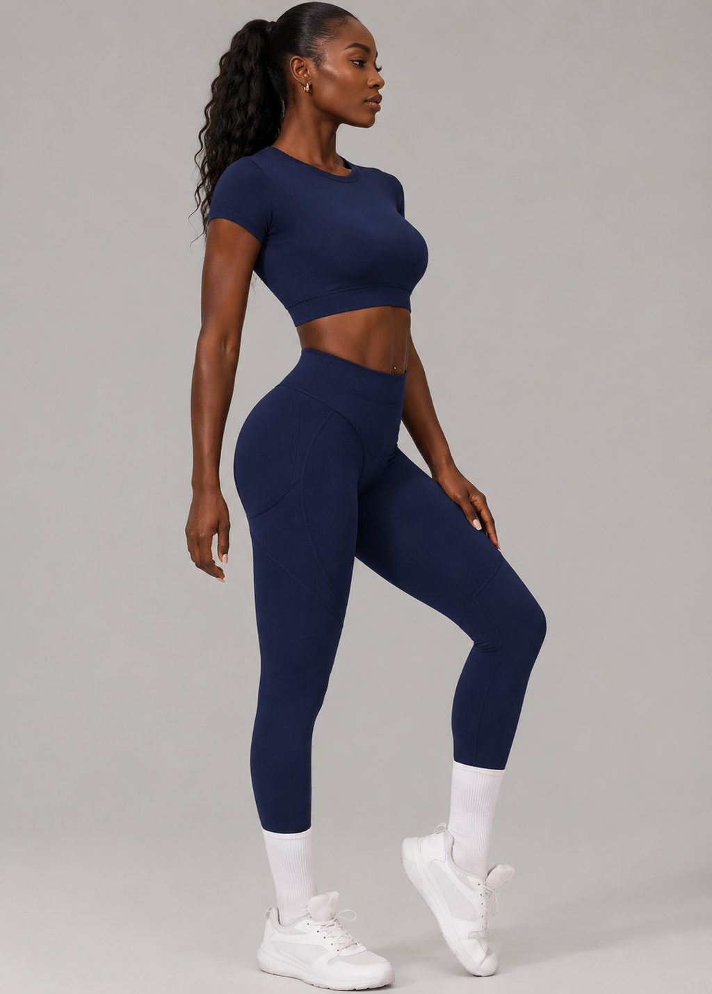 Brutality London Sculpt Contour Leggings – Cobalt Blue