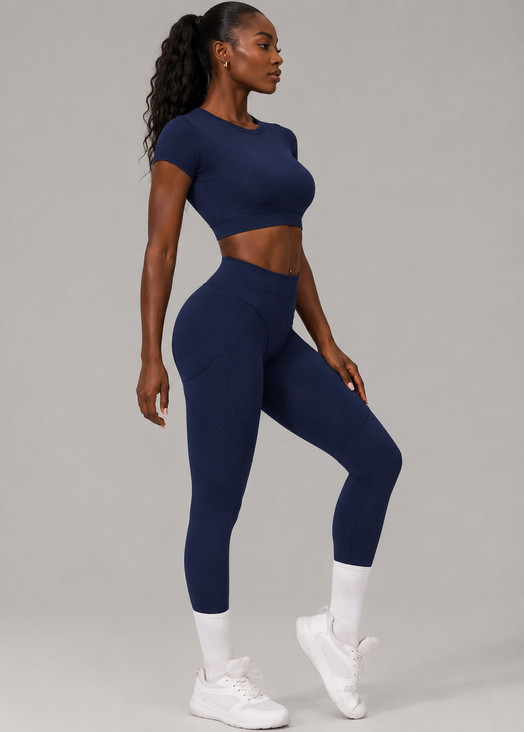 Brutality London Sculpt Contour Leggings – Cobalt Blue