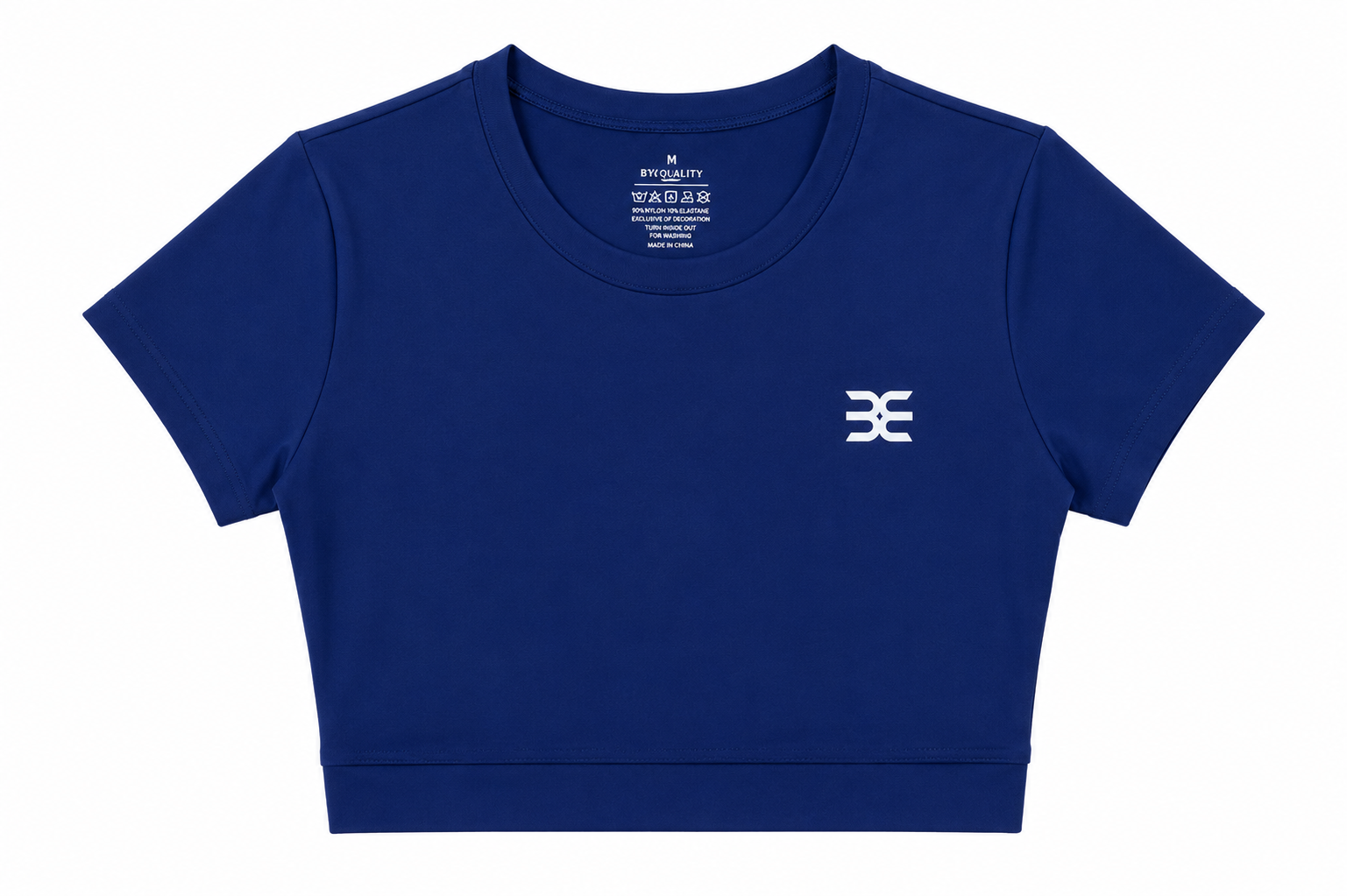 Brutality London Sculpt Crop Top – Cobalt Blue