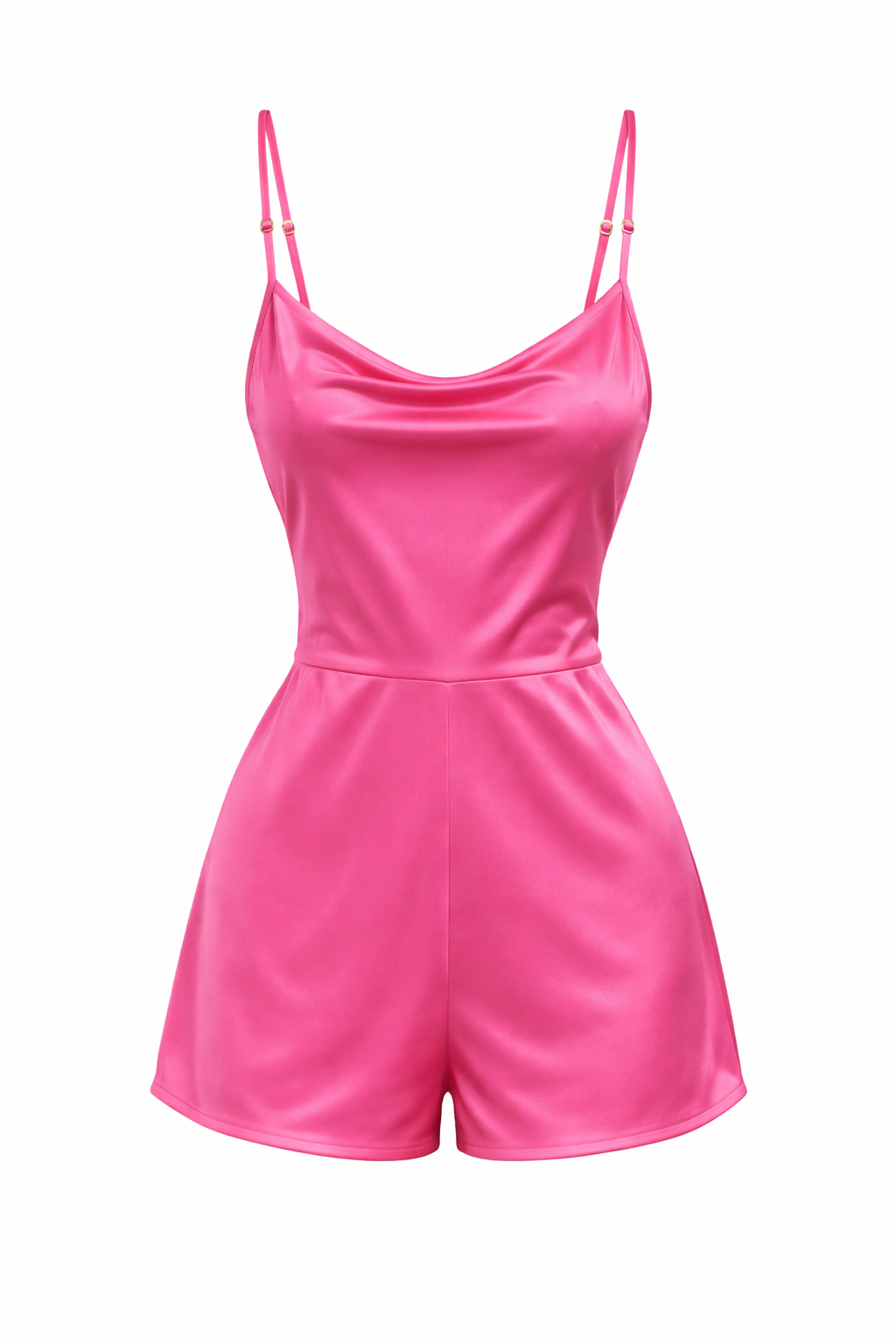 Brutality London Satin One-Piece Sleepwear Pink