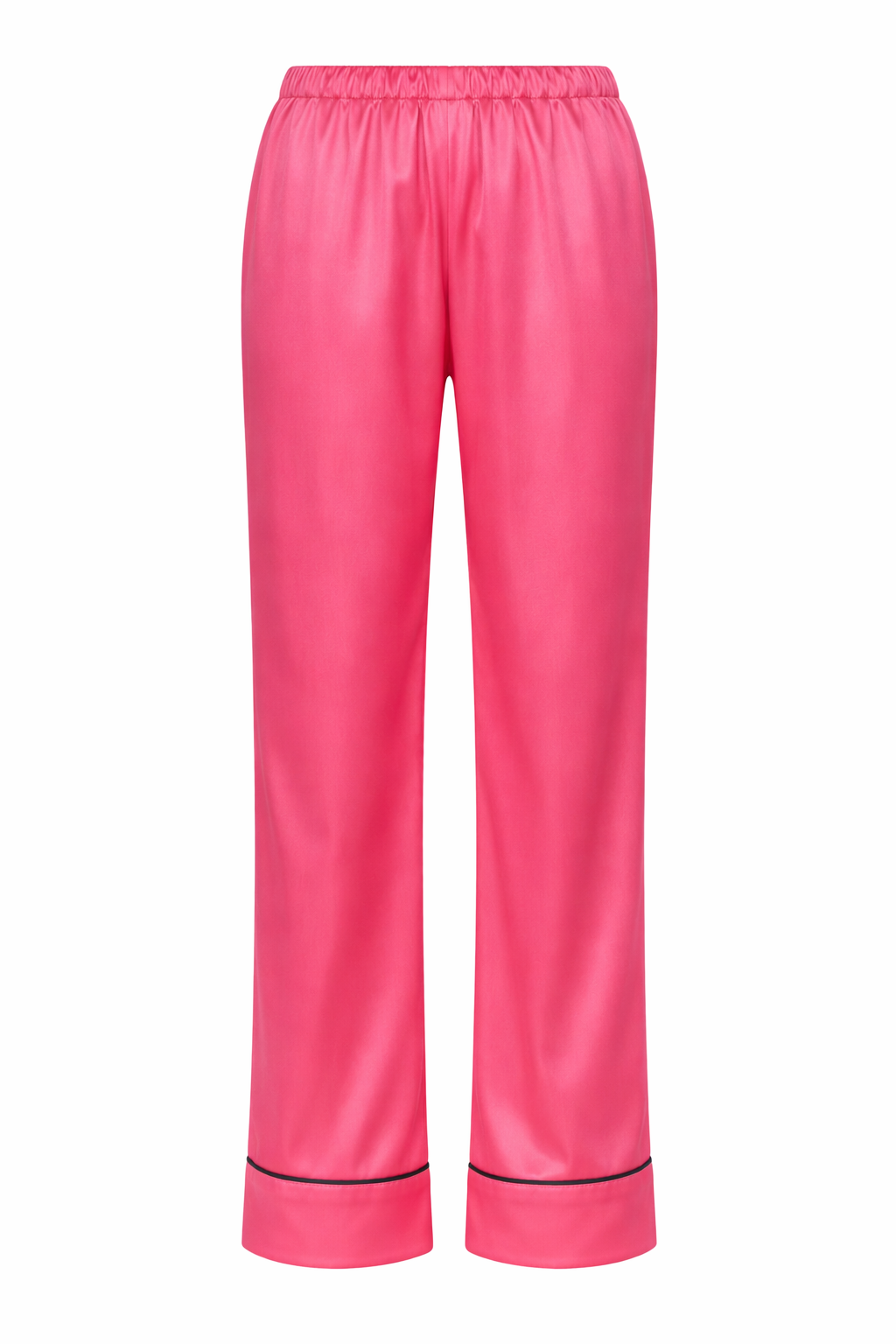 Silk Satin Pyjama Set – Rose Pink Brutality London