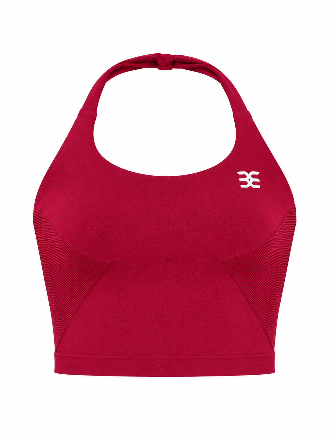 Brutality London Burgundy Halter Performance Top