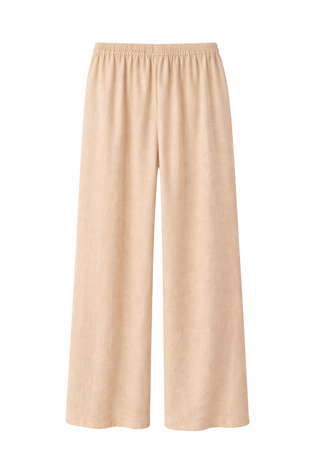 Luxe Relaxed Wide-Leg Trousers – Soft Sand Beige
