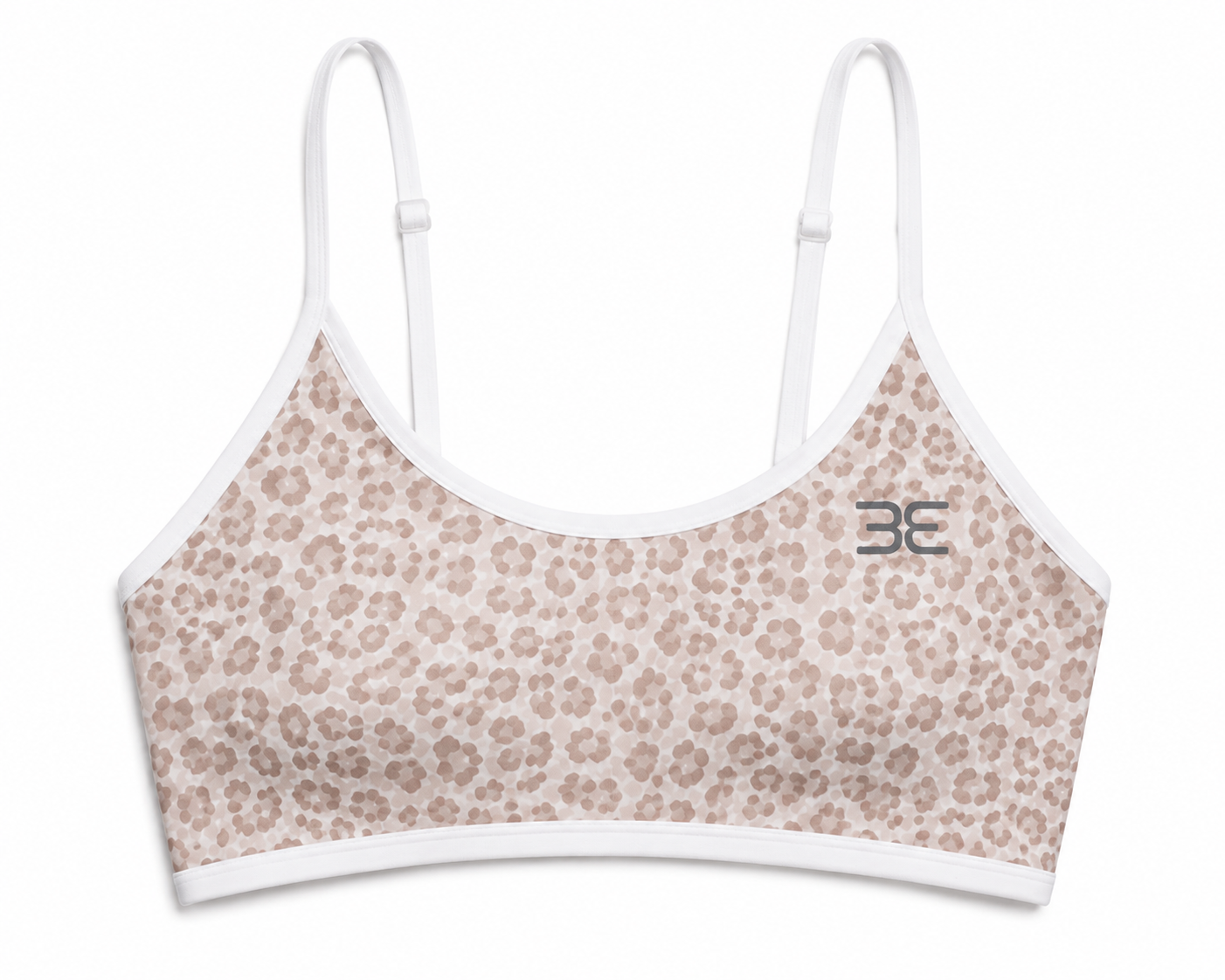 Brutality London Leopard Performance Sports Bra – Beige Leopard