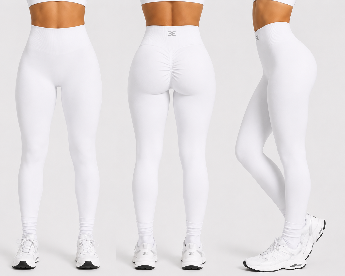 Define Sculpt Scrunch Leggings - White